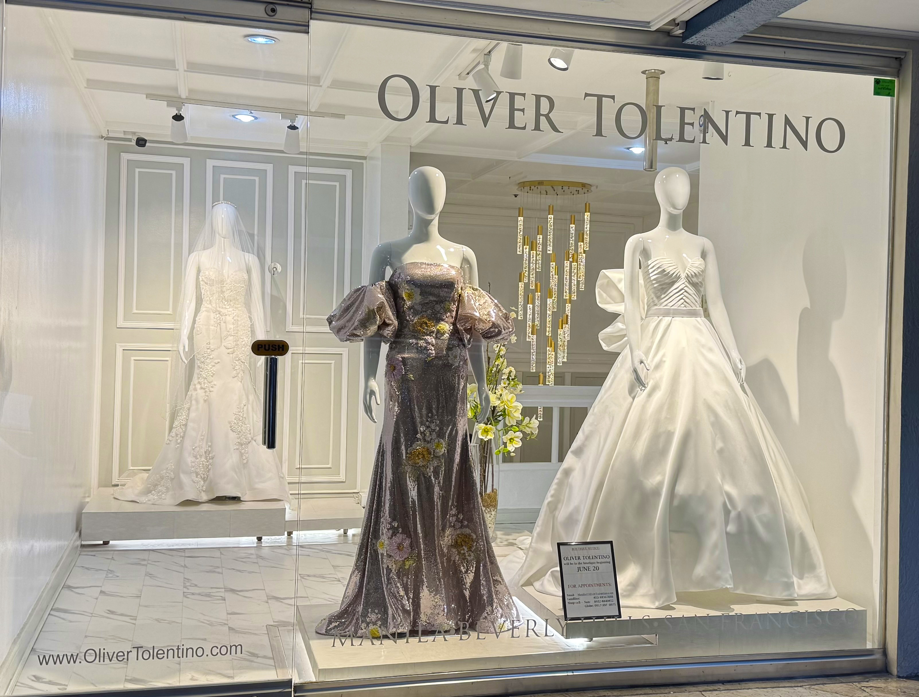 Oliver Tolentino Manila boutique